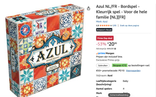 Azul NL/FR - Bordspel voor €20,99 met Amazon prime