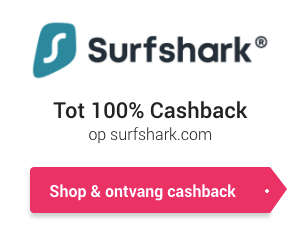 Tot 100% korting op Surfshark VPN via Cashback XL
