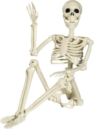 Esqueleto de Halloween de 36 pulgadas (90 cm) por $299 en Amazon