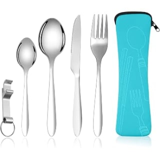 Vicloon 6PCS cubiertos para llevar de camping por 5,99€ en Amazon