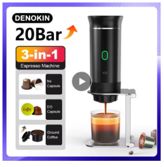 Machine à café expresso électrique Portable sans fil pour voiture et maison à 10,19€