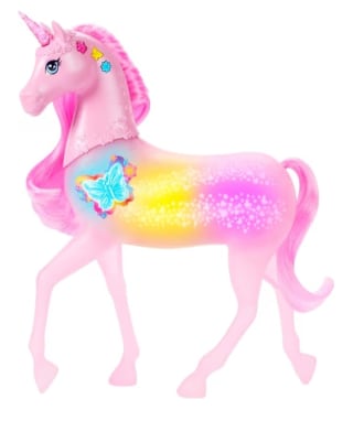 Barbie Unicornio Galopa y Brilla por 18.99€.
