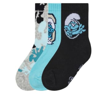 Calcetines para niños pequeños Los Pitufos 3 pares por 1.49€