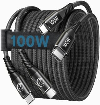 Aioneus USB C to USB C Charger Cable [2Pack/2M] for £6.99 at Amazon