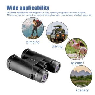 SVBONY SA202 Binoculares Prisma Techo 10X42 Profesional por 31.06€