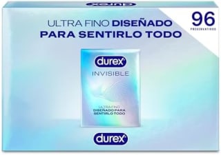 Durex Preservativos Invisible (pack 96) por 33,18€ en Amazon