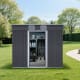 Abri de jardin 3,12m² en acier galvanisé - HABRITA pour 149€ chez Mon Abri de Jardin