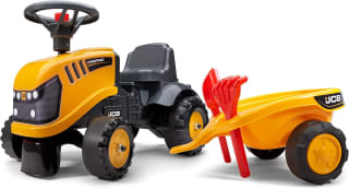 FALK JCB bouwplaatsdrager met aanhanger voor €29,29 bij Amazon