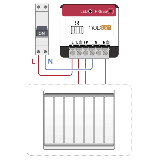 NodOn SIN-4-FP-21 module chauffage fil pilote Zigbee 3.0 pour 33,92€ chez Domadoo