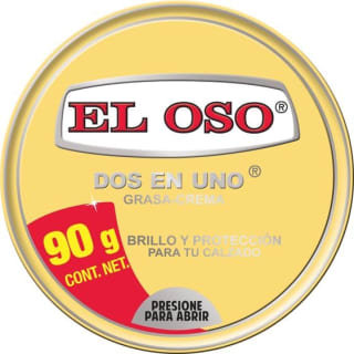 El Oso dos en Uno, Grasa para Calzado Neutro (90 g) por $20 en Amazon