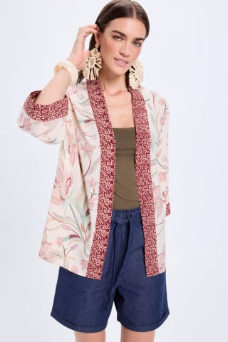 Kimono corto estampado para Mujer Milano por 9.99€