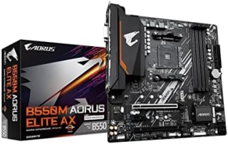 Placa Base GIGABYTE B550 AMD AM4 MicroATX B550M AORUS ELITE AX WiFi por 109.99€