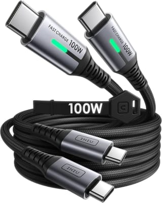 INIU Câble USB‑C 2m+2m 100W pour charge rapide à Amazon