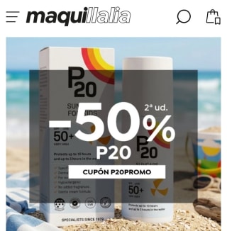 -50% de Dto en la Segunda Unidad P20.