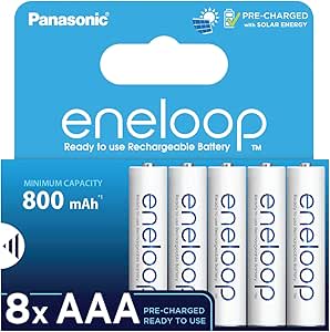 eneloop AAA Rechargeable Batteries 8 Pack £15.99