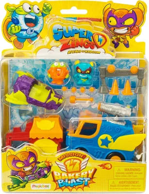 SuperZings - Serie 2 - Rivals of Kaboom: Bakery Mission con 2 Figuras, 2 Vehículos y 1 Panadería por 8.52€