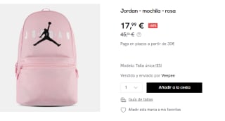 Mochila Nike Air Jordan por 17.99€