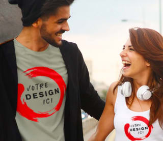 Tee shirt personnalisé pour homme, femme, enfant avec une réduction de 30%
