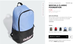 Adidas Mochila Classic Foundation por 13,80€