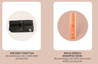 Gratis cadeaus bij aankoop diverse merken bij Haarshop