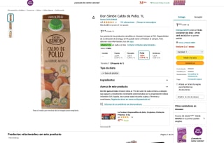 Don Simón Caldo de Pollo 1L por solo 1€