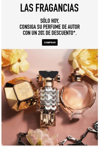 20% dto en Perfumes de Autor Paco Rabanne