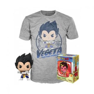 Pack de camiseta y Funkp pop de Son Goku talla M