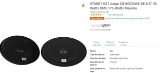 Bocinas JBL STAGE1 621 a $499 en Amazon