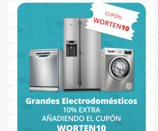 10% de descuento en grandes electrodomésticos desde Worten