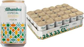 72 latas Alhambra Especial por 39,16€ promoción 3X2