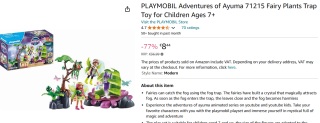 PLAYMOBIL Adventures of Ayuma Mistval voor €8,44 bij Amazon