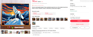 Recopilación Kit completo punto de cruz animales por 10,05€