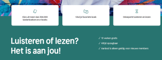 Probeer Nextory nu 10 weken gratis
