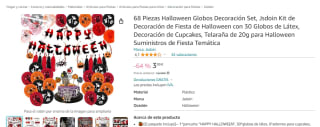 68 piezas de decoración Halloween por solo 3.99€