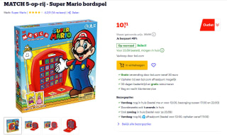 MATCH 5-op-rij - Super Mario bordspel voor €10,71 bij Bol.com & Amazon
