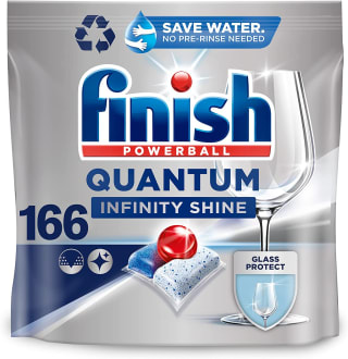 Finish Powerball Quantum Infinity Shine 166 pastillas para lavavajillas solo 19,8€