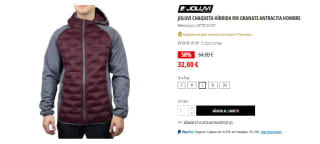 Chaqueta de Montaña de Hombre Joluvi Hybrid Rik por 32€