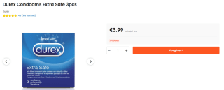 Durex Condooms Extra Safe 3pcs 1+1 gratis bij Ochama