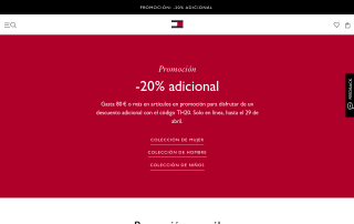 Descuento del 20% en Tommy Hilfiger