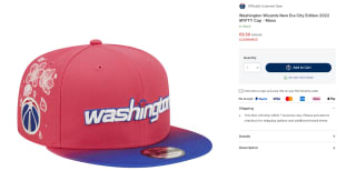 Gorra con Licencia Oficial de los Washington Wizards New Era City Edition 2022 por 8.5€