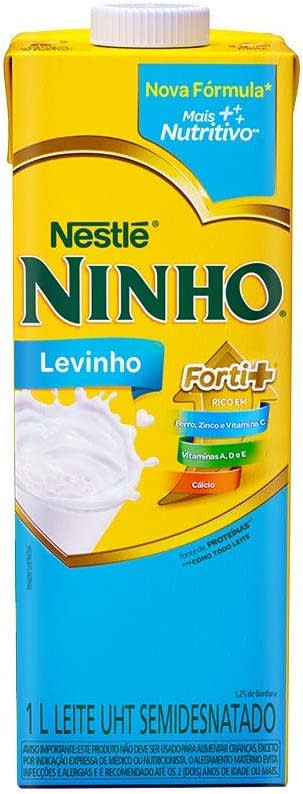 Leite Ninho Semidesnatado de 1L - R$ 10,99