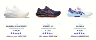 Asics korting code voor tot wel 30% korting tijdens Black Friday
