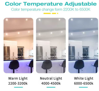 Bombilla LED inteligente RGB con Bluetooth GU10 de 5W por solo 0,64€