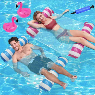 2 Unidades Hamacas hinchables Guuyon para piscina por 7,99€