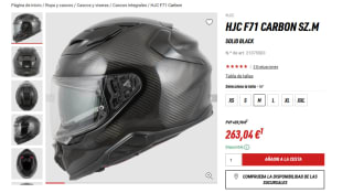 Casco HJC F71 Black Matt por 263,04€