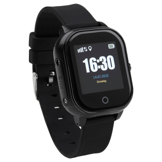 LifeWatcher Senior 2G Senioren Zwart Alarm Horloge - Personenalarmering - Met GPS en WiFi