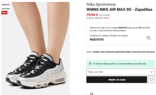 Zapatillas Nike AIR MAX 95 por 67,96€