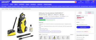Nettoyeur haute pression Karcher K7 Power Home à 394,99€