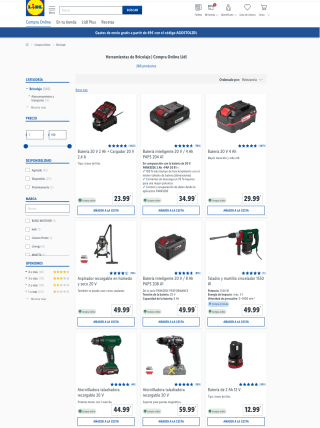 Código 5€ Descuento extra en Lidl Bricolaje Parkside