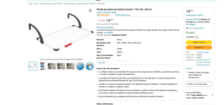 Vileda Secadora de balcón Sunset 110x56x28cm por 14,62€